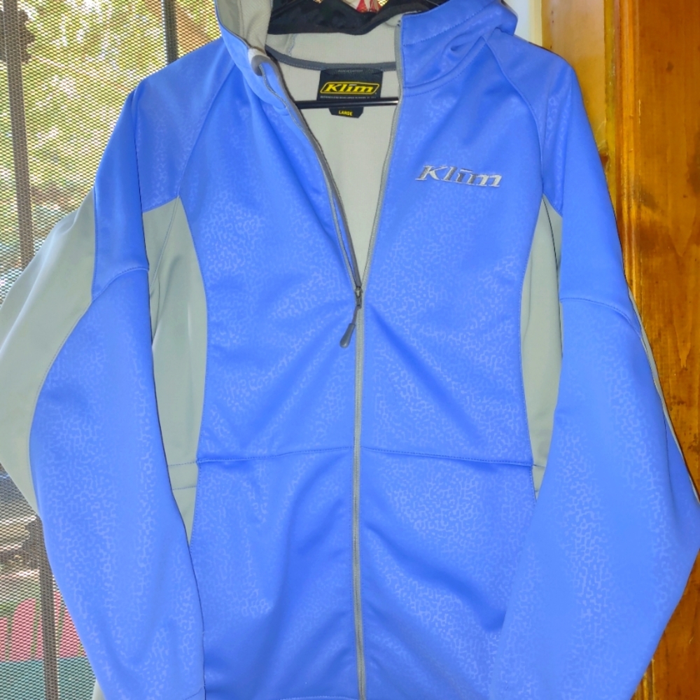 KLIM women's waterproof mid layer hooded jacket, sz L
